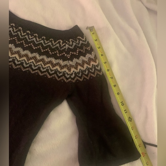 Venus fair isle grey sweater with embellishments and lace up sleeves M - Picture 8 of 14